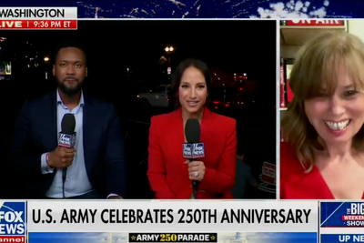 Seemingly Intoxicated guest is cut off during Fox News appearance to talk Trump parade