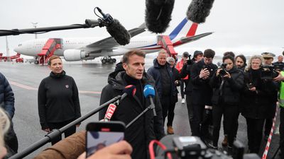 Macron says he is in Greenland to express 'France and EU's solidarity'