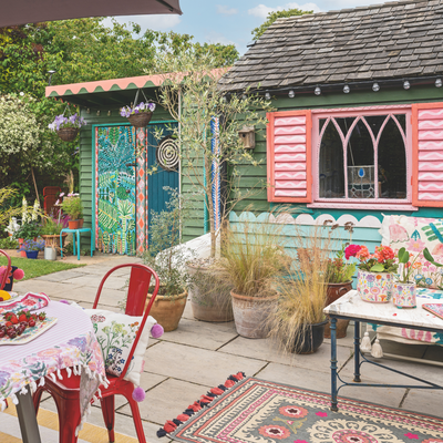 Boho patios are trending on Pinterest, and it’s easy to see why – this beautiful, eclectic look is so easy to achieve