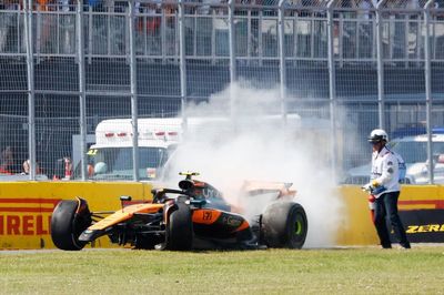 Lando Norris made "a fool of himself" by crashing into his McLaren team-mate