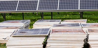 A solar panel recycling scheme would help reduce waste, but please repair and reuse first