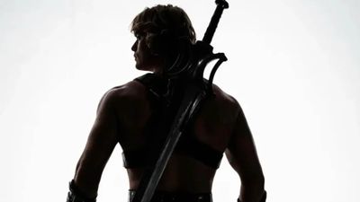 Masters of the Universe's He-Man Nicholas Galitzine strikes the hero pose in all-new first look