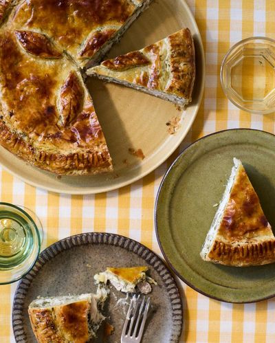 Pastry perfection: Anna Higham’s recipes for chicken and herb pie and foldover pissaladière
