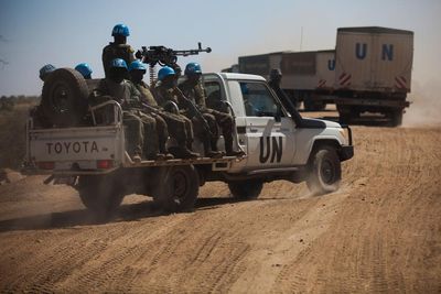 Send in armed UN troops to protect aid convoys or risk ‘dystopia’, says expert