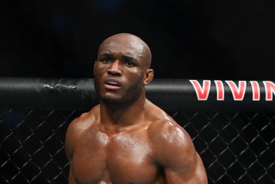 Kamaru Usman fights back tears after beating Joaquin Buckley to earn first UFC win since 2021