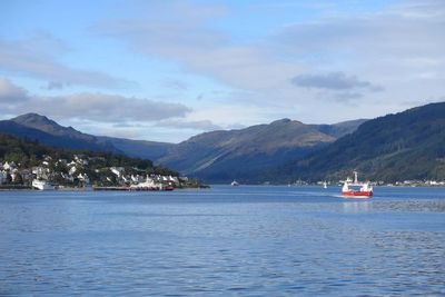 Search for person overboard from ferry suspended
