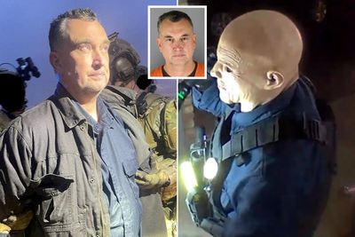 ‘Face of evil’: Cop’s scold as he shares first image of Minnesota shooting suspect Vance Boelter’s arrest