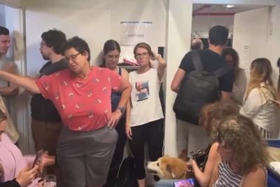 Israelis flock to bomb shelters ahead of Iranian missile strike