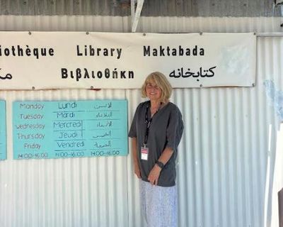 ‘It’s not quite what I had in mind entering my eighth decade’: the London librarian of Lesbos