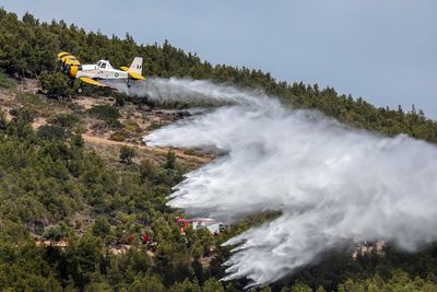 Greece wildfires: Towns evacuated as blaze threatens area around Athens