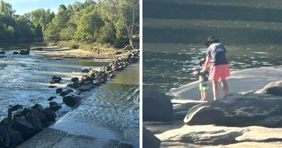 “Makes Me Sick”: Photo Of Man And Child Fishing On Seemingly Quiet River Sparks Heated Reactions