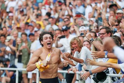 Mondo Duplantis revels in ‘biggest goal and dream’ after pole vault world record in Stockholm