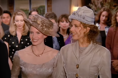 Friends star shares regret about missing kiss from Carol and Susan’s wedding scene