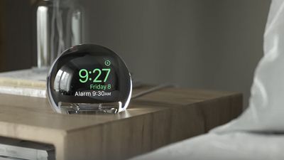 This stunning Apple Watch dock is "Liquid Glass" made real – and you don't have to wait until September for it