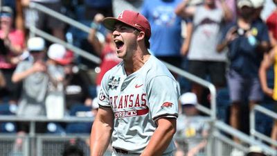 Arkansas Pitcher Gage Wood Gave No-Hitter Baseball to Dad in Sweet Moment