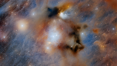 Star-forming cloud Chamaeleon I looks like a cosmic masterpiece in new Dark Energy Camera image (video)