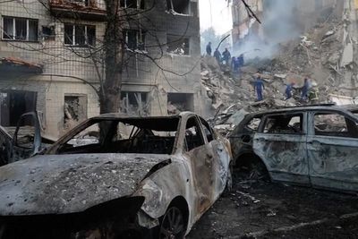 Deadly Russia drone attack hits residential building in Kyiv with 14 killed and 55 injured