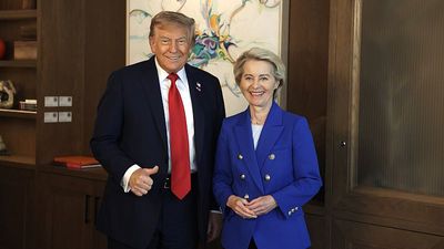 Von der Leyen blasts China's 'blackmail' in direct appeal to Trump at G7 summit