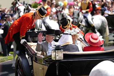 King and Queen recall ‘thrill’ of Royal Ascot winner as they arrive at meet