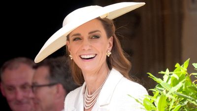 Kate Middleton rests her case for summer being all about the Little White Dress in Self-Portrait stunner