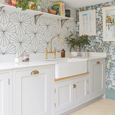 How to add colour to an all-white kitchen – from earthy tones to bold brights