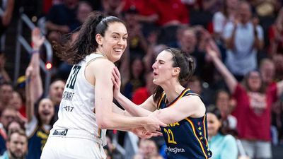 Breanna Stewart Breaks Down Viral Moment With Caitlin Clark After Logo Three