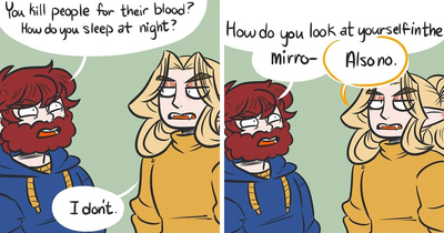28 Humorous Comics About Supernatural Beings Living Simple Everyday Lives Created By This Artist