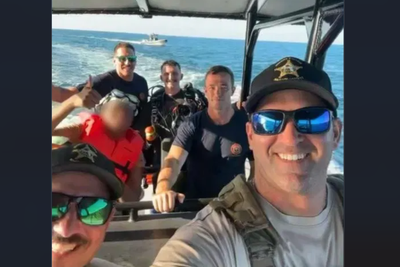 Missing teen rescued a mile off the Florida coast clinging to his body board