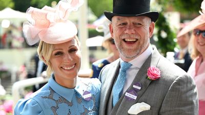 Make way, Zara Tindall just made cornflower blue a must-wear for June and her pink clutch was the chicest finishing touch