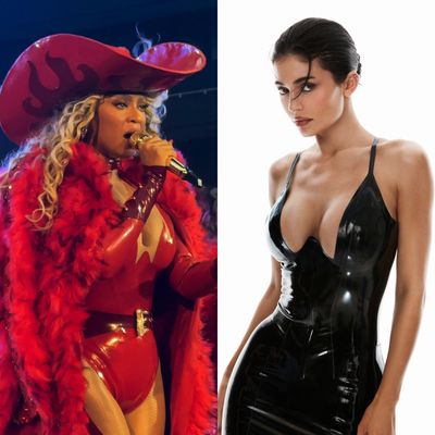 Beyoncé Wears Head-to-Toe Latex from Kylie Jenner's Favorite London Label, Poster Girl