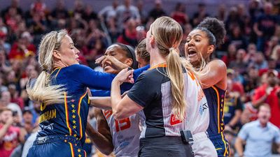 WNBA Officials Ripped by Fans, Announcers After Fever-Sun Brawl Leads to Ejections