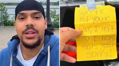 'I'm About to Crash Out:' NYC Driver Hits a Car, Leaves a Note and $80. Then the Owner Sees the Damage