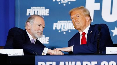 ‘God spared you’: Sychophantic Mike Huckabee implores Trump to go on war footing