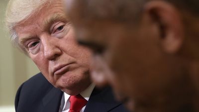‘This aged like gas station sushi’: Donald Trump threatens to unleash hell he accused ‘weak’ Barack Obama would bring to America