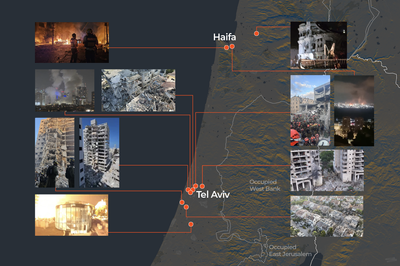 Mapping Iran’s most significant strikes on Israel
