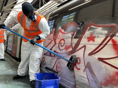Tube graffiti epidemic 'fuelled by prizes for vandalising key targets' as scale of clean-up revealed