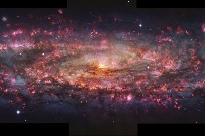 Astronomers create a dazzling, elaborate map of nearby galaxy in thousands of colors