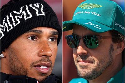 Lewis Hamilton ‘struggling’ in battle with Ferrari teammate Charles Leclerc, says Fernando Alonso