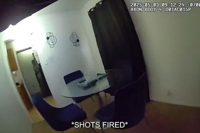 ‘Good shot, though’: Suspect compliments officer after he is gunned down