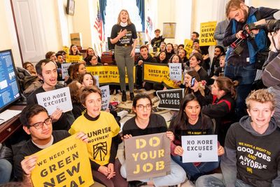 Youth-led Sunrise Movement to launch campaign to ‘villainize big oil’ and force climate action