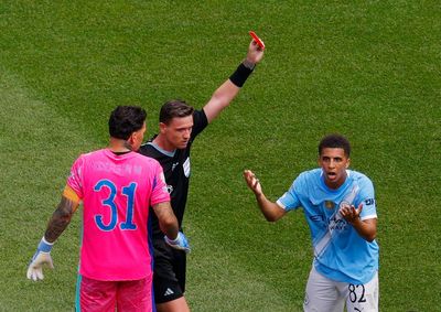 Man City 2-0 Wydad AC: Rico Lewis shown straight red card in routine Club World Cup win
