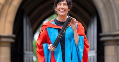 Texas star Spiteri recalls early days in music as she collects honorary degree