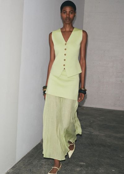 Good News: There Is a Way You Don't Have to Fully Commit to the Whole Sheer Skirt Trend