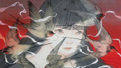 "I paint in the hope of removing anguish" artist Yuka Sakuma discusses her nihonga-inspired paintings