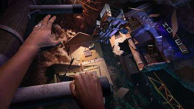 Reach is a cinematic VR shooter pushing the boundaries of immersion as you battle to save colliding realities