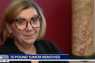 Cancer patient travels 300 miles to have 15 pound tumor removed after doctors at home refuse to operate: ‘Worse than being pregnant’