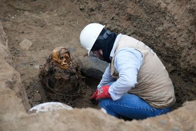 Utility workers uncover 1,000-year-old pre-Inca mummy in Peru's capital