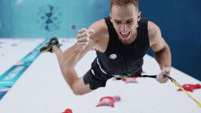 Watch amazing new speed climbing record – "the fastest speed climbing run ever done in Europe" – being set at the IFSC European Cup
