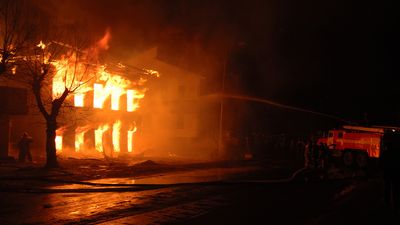 Dog saves owners’ lives by waking them up during fire will be ‘spoiled for the rest of her days’