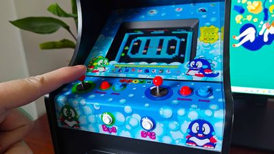 This mini arcade machine is my favorite retro game room gadget, and it makes for a phenomenal conversation starter